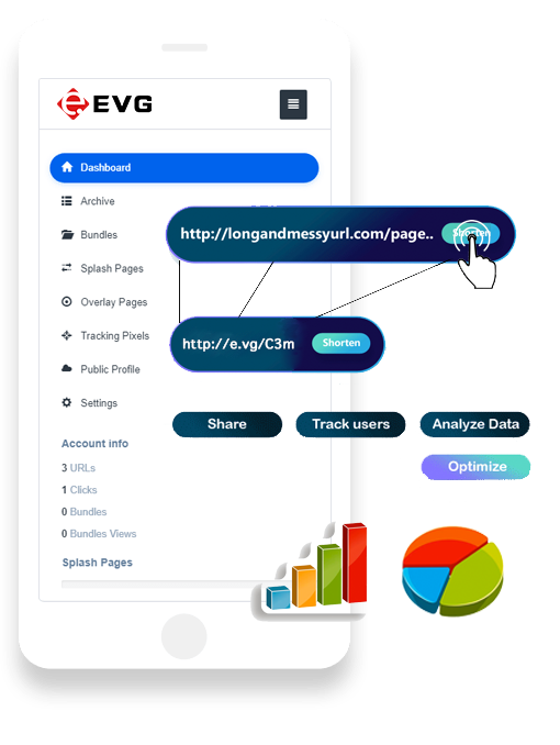 EVG - Free URL Shortener & Custom Free Link